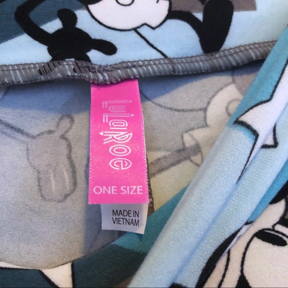 NWOT Disney Mickey LuLaRoe OS leggings - Picture 4 of 5